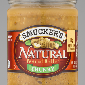 Smuckers Natural Chunky Peanut Butter 18oz