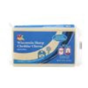 Stop & Shop Cheddar Wisconsin Sharp Wh Chunk 16 oz