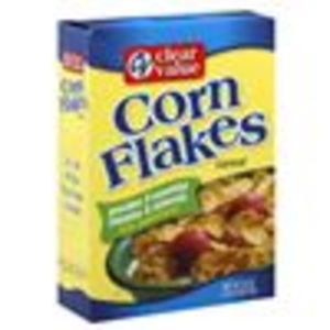 Clear Value Corn Flakes 18oz
