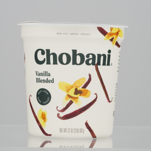 Chobani Vanilla Blended Non-fat Greek Yogurt 32 oz
