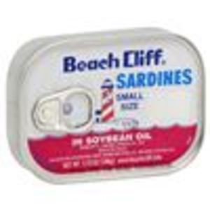Beach Cliff Sardines Small In Oil 3.75 oz