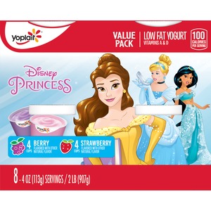 Yoplait Lowfat Strawberry Berry 4oz/8pck