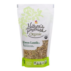 Natures Promise Organic Green Lentils 16oz