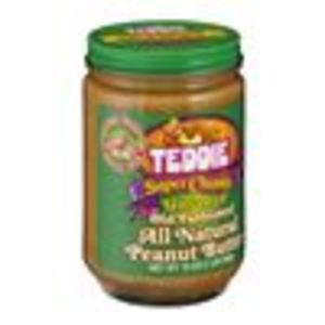 Teddie Chunky Unsalted Peanut Butter 18oz