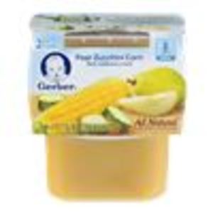Gerber Pear Zucchini Corn 2pack 4oz each