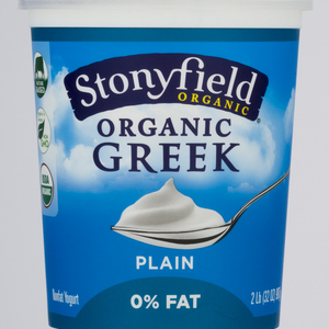 Stonyfield Organic Non-fat Plain Greek Yogurt 2 LB