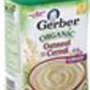Gerber infant Organic Oatmeal Cereal