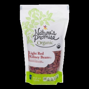 Natures Promise Organic Light Red Kidney Beans 16o