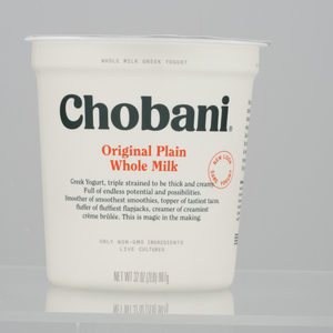 Chobani Whole Milk Plain Greek Yogurt 32 oz